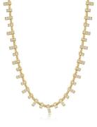The Pave Ray Necklace- Gold LUV AJ Gold