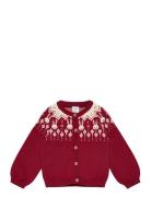 Cardigan Fairisle Lindex Red