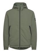 Padded Crinkle Nylon Jacket Calvin Klein Green