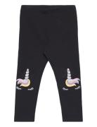 Leggings Unicorn Face Knee Det Lindex Black