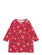 Dress Jersey Christmas Lindex Red
