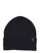 Knitted Beanie Fold Up School Lindex Black