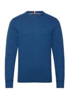 Pima Org Ctn Cashmere Crew Neck Tommy Hilfiger Blue