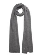 Re-Lock Knit Scarf 30X180 Calvin Klein Grey