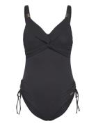 Ottawa Uw Twist Front Swimsuit With Adjustable Leg Fantasie Black