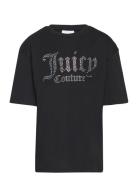 Diamante Boyfriend Tee Juicy Couture Black