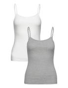2 Pack Cami With Lace Tommy Hilfiger Grey