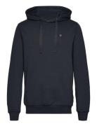 Hood Basic Badge Sweat - Gots/Vegan Knowledge Cotton Apparel Navy