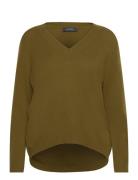 Mmarlie Cashmere V-Neck Knit MOS MOSH Green