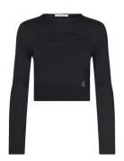 Milano Cut Out Long Sleeve Calvin Klein Jeans Black