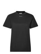 Metallic Micro Logo T Shirt Calvin Klein Black