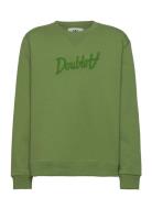 Rod Kids Aa Script Sweatshirt Wood Wood Green