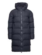 Alta Longer Puffer Jacket W3T4 Rains Navy