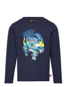 Lwtano 123 - T-Shirt L/S LEGO Kidswear Navy