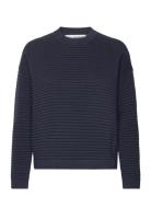Slflaurina Oc Ls Knit O-Neck Selected Femme Navy