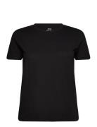 100% Cotton T-Shirt Mango Black