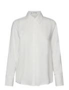 Regular Flowy Shirt Mango White