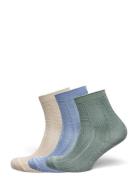 Glitter Drake Sock 3 Pack Becksöndergaard Green