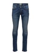 Steve Satin Jeans Morris Blue