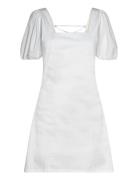 Peyton Puff Dress Once Untold White