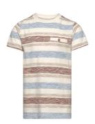 T-Shirt Ss Stripe En Fant Patterned