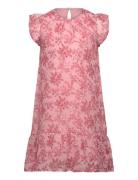 Dress Flower Dobby Creamie Pink
