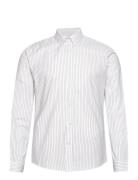 Striped Superflex Oxford L/S Lindbergh White