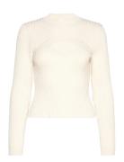 Vivianrs Knit Blouse Résumé Cream