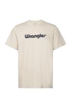 Logo Tee Wrangler Cream