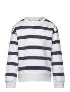 Striped Print Sweatshirt Mango Patterned