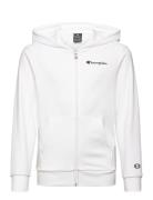 Hooded Full Zip Sweatshirt Champion White