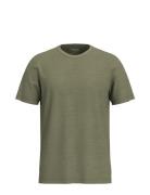 Slhaspen Slub Ss O-Neck Tee Noos Selected Homme Khaki