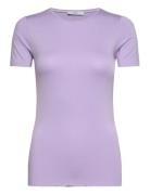 Cc Heart Sofia Short Sleeve Blouse Coster Copenhagen Purple