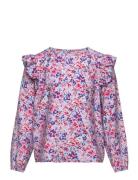 Kogveneda L/S Frill Top Ptm Kids Only Patterned