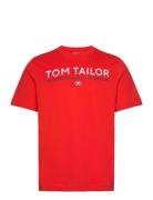Printed T-Shirt Tom Tailor Red