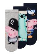 Nmmfinni Peppapig 3P Sock Cplg Name It Patterned