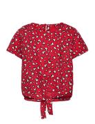 Kogpalma Knot S/S Top Ptm Kids Only Red