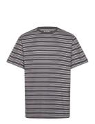 Dpfine Stripe Boxy Tee Denim Project Grey