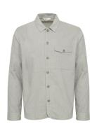 Cfaugust 0066 Linen Mix Overshirt Casual Friday Green