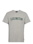 Mac Casual Print Tee Lexington Clothing Grey
