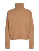 Wool Turtleneck Sweater Filippa K Brown