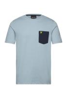 Contrast Pocket T-Shirt Lyle & Scott Blue