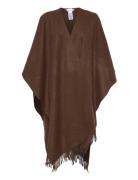 Wool Poncho GANT Brown