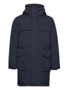 Apex Canvas? Long Padded Coat - Grs Knowledge Cotton Apparel Navy