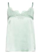 Rwjade Silk Strap Lace Top Rosemunde Green