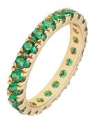 Elipse Ring Gold/Green S/52 Mockberg Gold