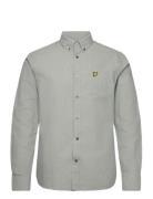 Cotton Linen Button Down Shirt Lyle & Scott Grey