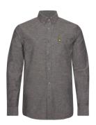 Cotton Linen Button Down Shirt Lyle & Scott Grey