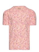 T-Shirt Ss Aop Minymo Pink