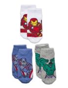 Pack 3 Low Socks Marvel Patterned